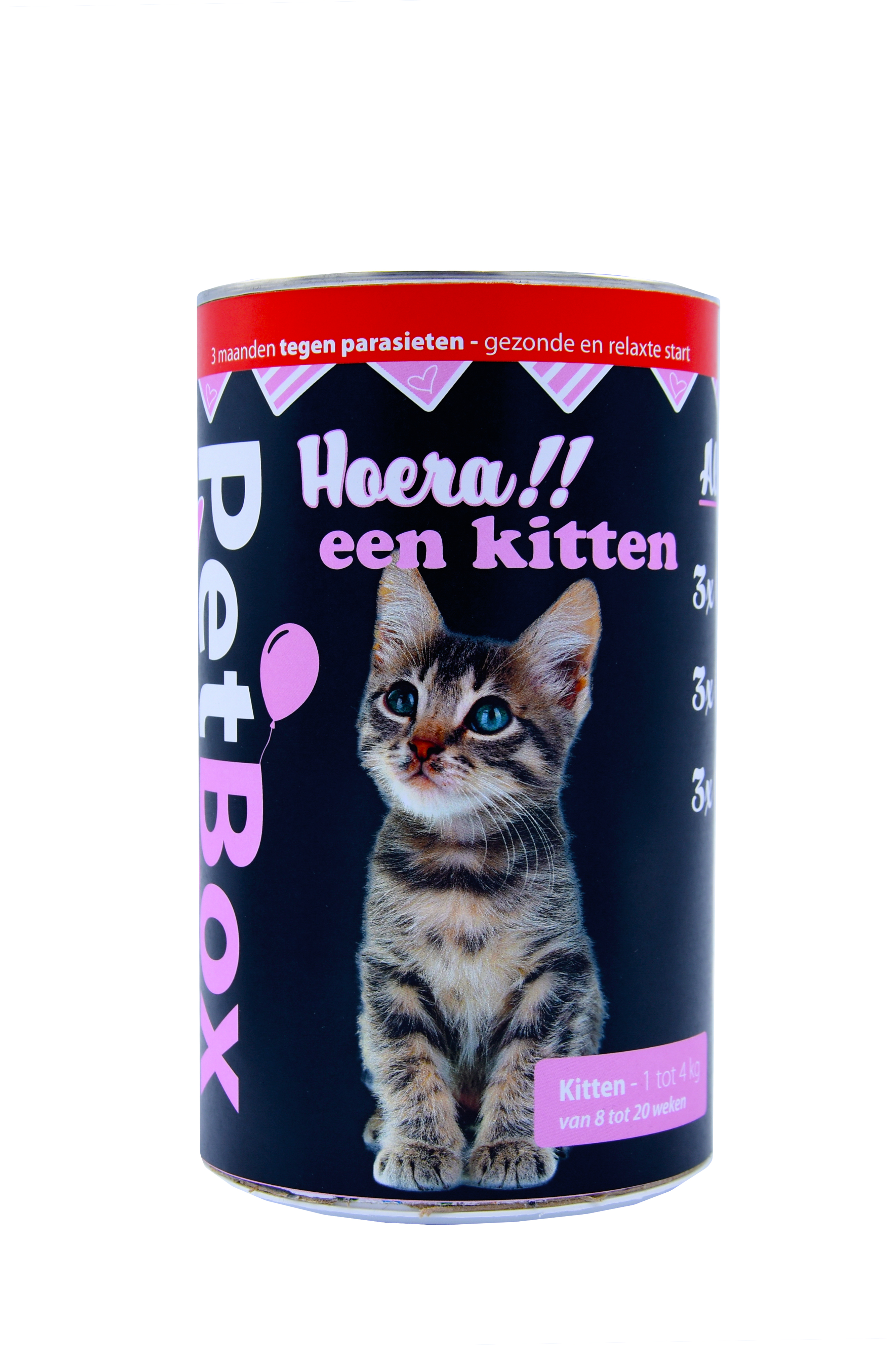 dempen basketbal consensus Petbox kitten preventie pakket tegen vlooien, teken en wormen! Melk voor  Dieren